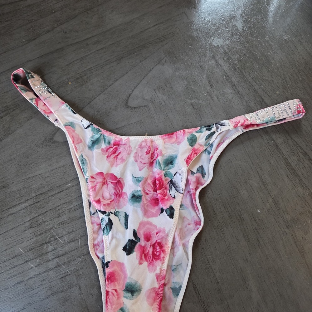 Victoria's Secret Pink Floral Bikini Bottom